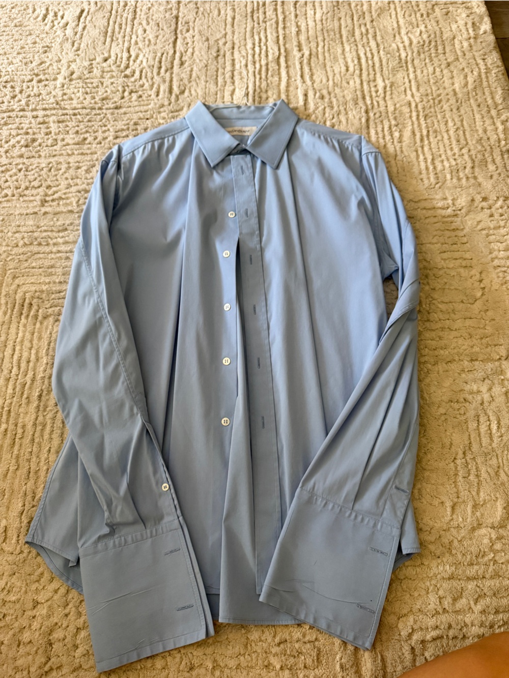 Yves Saint Laurent Light Blue Men's Dress Shirt